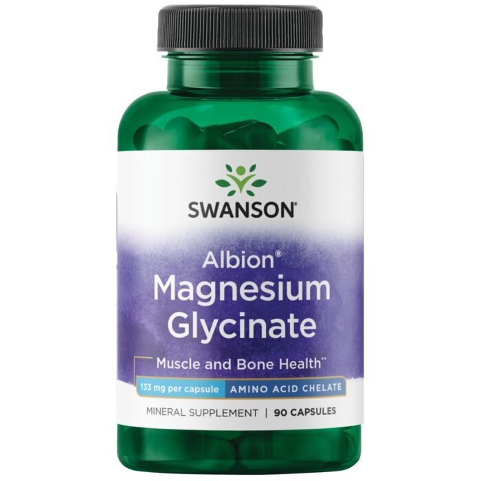 SWANSON Albion Magnesium Glycinate 133 mg 90 Kapsula