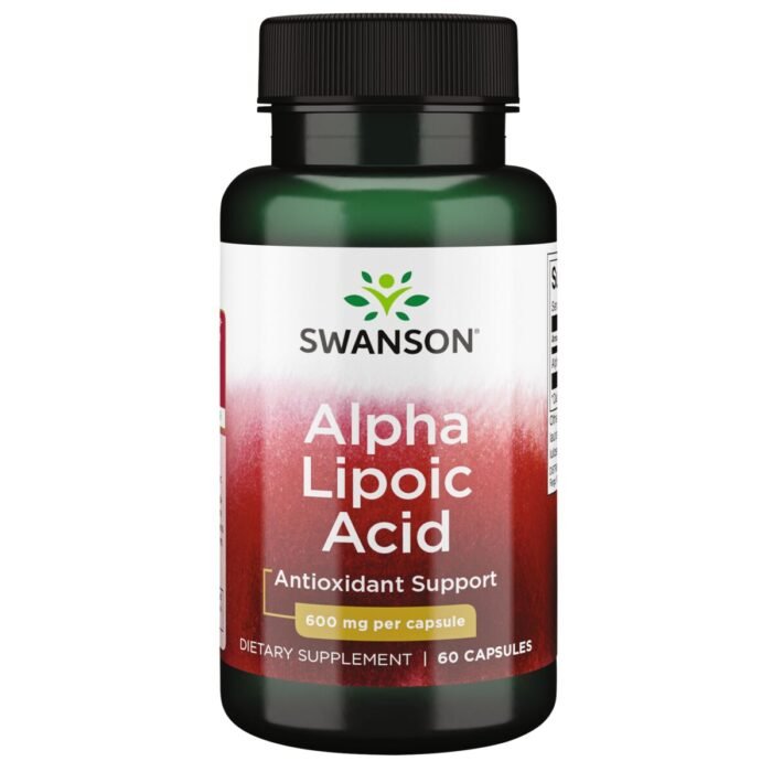 SWANSON Alpha Lipoic Acid 600 mg 60 Kapsula