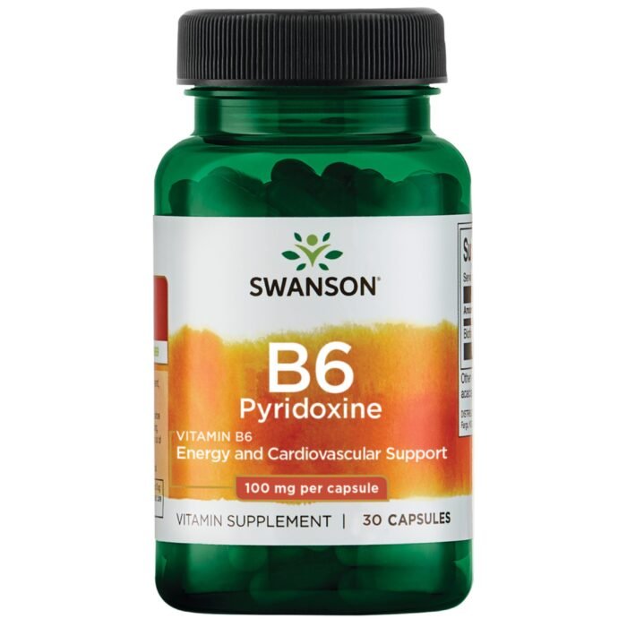 SWANSON Vitamin B6 100 mg 30 Kapsula