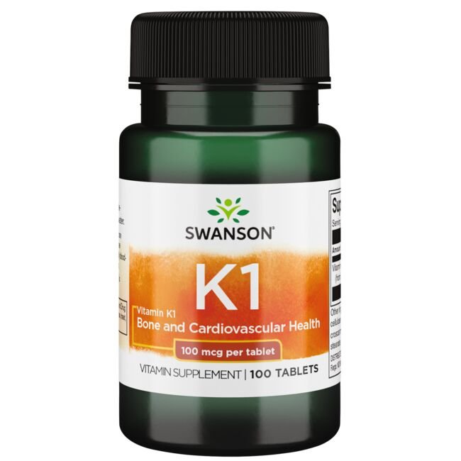 SWANSON Vitamin K1 100 mcg 100 Tableta