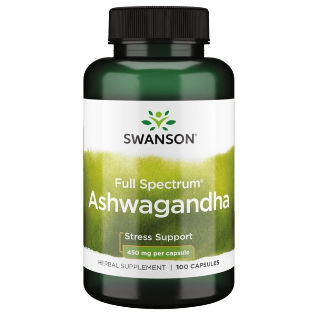 SWANSON ASHWAGANDHA 450MG 100 CPS