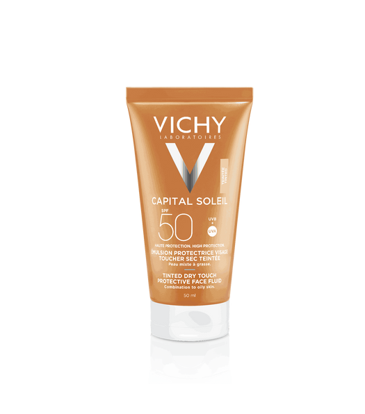 VICHY Capital Soleil Tinted Dry Touch Face Fluid SPF 50 50ml (V.5787)