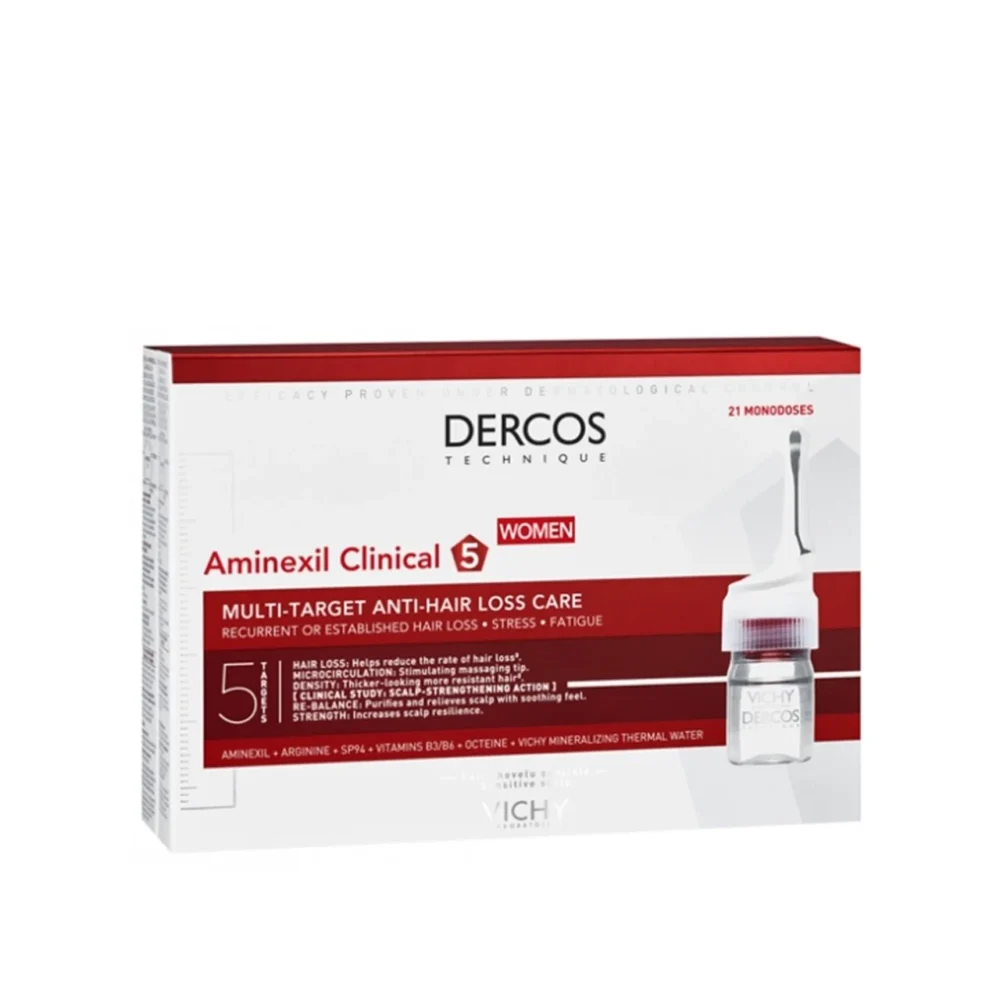 VICHY Dercos Energisant Anti-Hair Loss Ampoules for Women 21x6ml (V.2786)