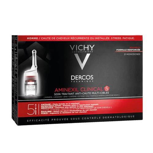 VICHY Dercos Energisant Anti-Hair Loss Ampoules for Men 21x6ml (V.2748)
