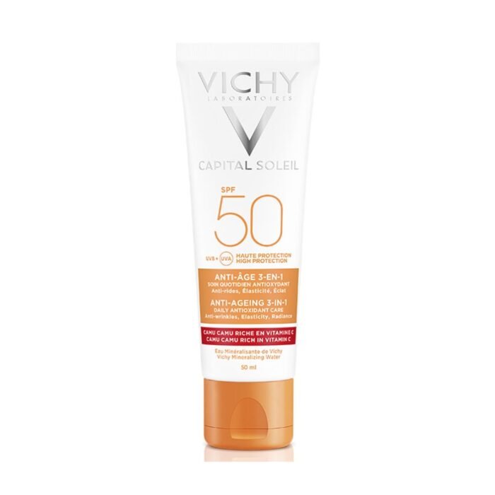 VICHY Capital Soleil Anti-Age 3-in-1 Face Care SPF 50 50ml (V.5231)